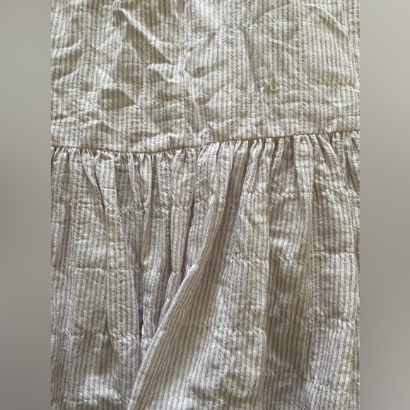 INTERMIX red white striped long maxi mermaid dress 0 - Picture 5 of 7